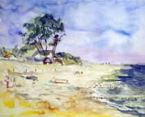 Aquarell | 36 x 48 cm | Preis: 125 € | #11 Ahrenshoop (Aquarell)