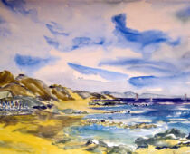 Aquarell | 36 x 48 cm | Preis: 100 € | #173 Fuertoventura (Aquarell)