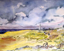 Aquarell | 36 x 48 cm | Preis: 125 € | #175 Fuertoventura (Aquarell)