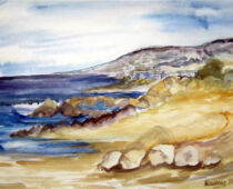 Aquarell | 30 x 40 cm | Preis: 75 € | #833 Griechenland (Aquarell)