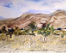 Aquarell | 36 x 48 cm | Preis: 80 € | #203 Griechenland (Aquarell)