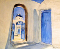 Aquarell | 30 x 40 cm | Preis: 75 € | #206 Griechenland (Aquarell)