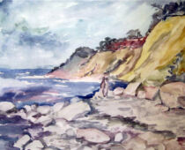 Aquarell | 36 x 48 cm | Preis: 125 € | #709 Hiddensee (Aquarell)