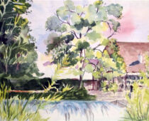 Aquarell | 36 x 48 cm | Preis: 125 € | #277 Idylle (Aquarell)