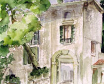 Aquarell | 30 x 40 cm | Preis: 75 € | #286 Italien (Aquarell)