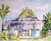 Aquarell | 36 x 48 cm | Preis: 125 € | #303 Kuba (Aquarell)