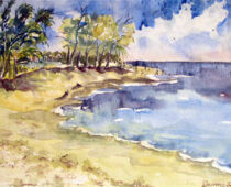 Aquarell | 30 x 40 cm | Preis: 75 € | #309 Kuba (Aquarell)