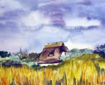 Aquarell | 30 x 40 cm | Preis: 85 € | #367 Ostsee (Aquarell)