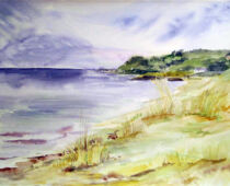 Aquarell | 36 x 48 cm | Preis: 80 € | #371 Ostsee (Aquarell)