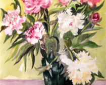 Aquarell | 36 x 48 cm | unverkäuflich | #889 Pfingstrosen (Aquarell)