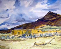 Aquarell | 36 x 48 cm | Preis: 100 € | #385 Portugal (Aquarell)