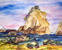 Aquarell | 36 x 48 cm | Preis: 125 € | #390 Portugal (Aquarell)