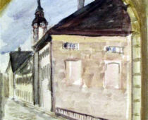 Aquarell | 20 x 30 cm | Preis: 60 € | #475 Torgau - Blick zum Schloss (Aquarell)