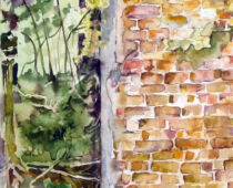 Aquarell | 30 x 40 cm | Preis: 75 € | #481 Torgau - Brückenkopf (Aquarell)