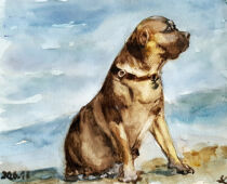 Aquarell | 18 x 24 cm | Gastgeschenk Hochzeit | #980 Hera (Aquarell)