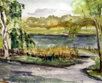 Aquarell | 30 x 40 cm | Preis: 125 € | #84 Belgern (Aquarell)