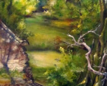 Öl auf Hartfaser | 40 x 50 cm | Preis: 200 € | #612 Torgau - Festung (Öl auf Hartfaser)