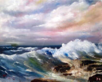 Öl | 30 x 40 cm | Preis: 85 € | #761 Ostsee (Öl)