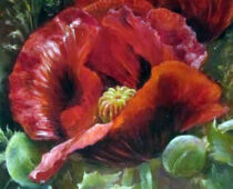 Öl auf Hartfaser | 30 x 40 cm | Preis: 175 € | #624 Ich bin die Schönste (Öl auf Hartfaser)